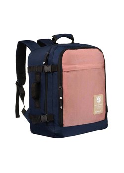 Pojemny, podróżny różowy plecak kabinowy z portem USB - Peterson ze sklepu 5.10.15 w kategorii Plecaki - zdjęcie 169782640
