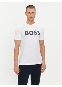 Boss T-Shirt Thinking 1 50481923 Biały Regular Fit ze sklepu MODIVO w kategorii T-shirty męskie - zdjęcie 169785402
