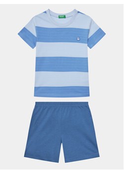 United Colors Of Benetton Piżama 3ERS0P06G Niebieski Regular Fit ze sklepu MODIVO w kategorii Piżamy dziecięce - zdjęcie 169785621