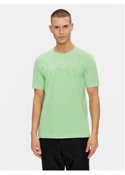 Boss T-Shirt 50512866 Zielony Regular Fit ze sklepu MODIVO w kategorii T-shirty męskie - zdjęcie 169785643