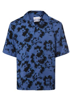 Calvin Klein Koszula męska Mężczyźni Regular Fit Lyocell niebieski wzorzysty ze sklepu vangraaf w kategorii Koszule męskie - zdjęcie 169785883