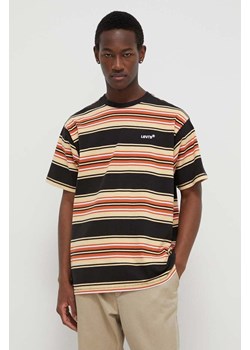 Levi&apos;s t-shirt bawełniany męski kolor beżowy gładki ze sklepu ANSWEAR.com w kategorii T-shirty męskie - zdjęcie 169786830