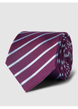 Krawat z czystego jedwabiu (7 cm) ze sklepu Peek&Cloppenburg  w kategorii Krawaty - zdjęcie 169788154