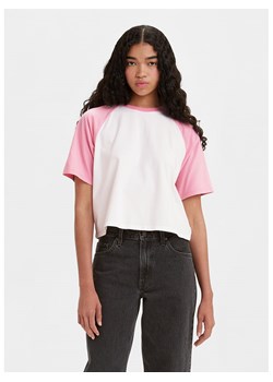 Levi´s Koszulka w kolorze biało-jasnoróżowym ze sklepu Limango Polska w kategorii Bluzki damskie - zdjęcie 169788991