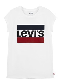 Levi&apos;s Kids Koszulka w kolorze białym ze sklepu Limango Polska w kategorii Bluzki dziewczęce - zdjęcie 169789282