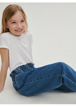 Reserved - Classic denim baggy - niebieski ze sklepu Reserved w kategorii Spodnie dziewczęce - zdjęcie 169790892