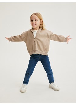 Reserved - Bluza dresowa z kapturem - zielony ze sklepu Reserved w kategorii Bluzy dziewczęce - zdjęcie 169791900