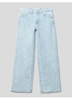 Jeansy o luźnym kroju z detalami z logo ze sklepu Peek&Cloppenburg  w kategorii Spodnie dziewczęce - zdjęcie 169794911