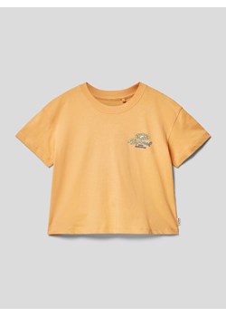 T-shirt krótki z nadrukiem z logo z tyłu ze sklepu Peek&Cloppenburg  w kategorii Bluzki dziewczęce - zdjęcie 169794970