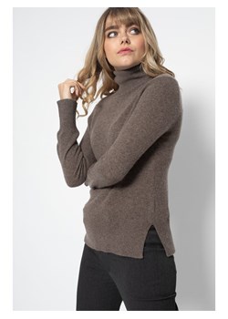 Perfect Cashmere Kaszmirowy golf &quot;Tracy&quot; w kolorze brązowym ze sklepu Limango Polska w kategorii Swetry damskie - zdjęcie 169798684