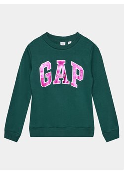 Gap Bluza 789682-01 Zielony Regular Fit ze sklepu MODIVO w kategorii Bluzy chłopięce - zdjęcie 169800064