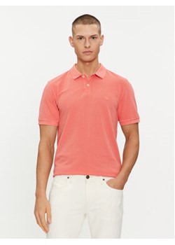 Lee Polo 112349955 Czerwony Regular Fit ze sklepu MODIVO w kategorii T-shirty męskie - zdjęcie 169800243