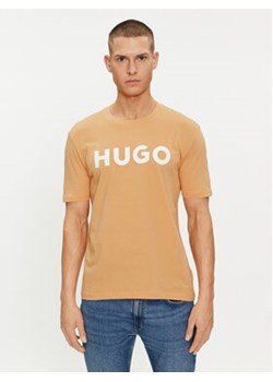 Hugo T-Shirt Dulivio 50467556 Pomarańczowy Regular Fit ze sklepu MODIVO w kategorii T-shirty męskie - zdjęcie 169800561