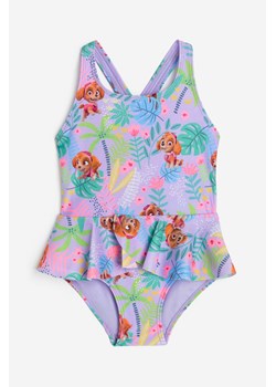 H & M - Wzorzysty kostium kąpielowy - Fioletowy ze sklepu H&M w kategorii Stroje kąpielowe - zdjęcie 169800953