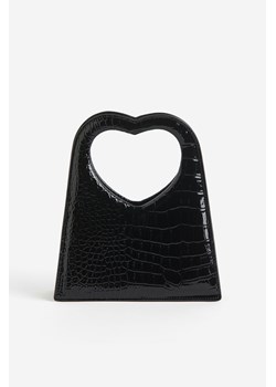 H & M - Torebka z detalem w kształcie serca - Czarny ze sklepu H&M w kategorii Kuferki - zdjęcie 169801113