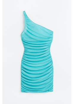 H & M - Sukienka plażowa na jedno ramię - Turkusowy ze sklepu H&M w kategorii Sukienki - zdjęcie 169801201