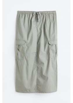 H & M - Bawełniana spódnica spadochronowa - Zielony ze sklepu H&M w kategorii Spódnice - zdjęcie 169801204