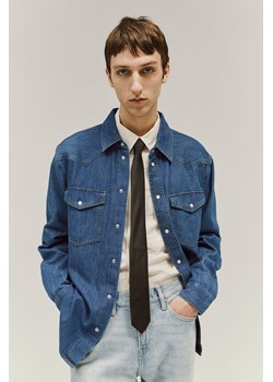 H & M - Koszula dżinsowa Regular Fit - Niebieski ze sklepu H&M w kategorii Koszule damskie - zdjęcie 169801253