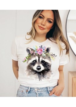 Koszulka damska z nadrukiem zwierzaka animals104 ze sklepu Time For Fashion w kategorii Bluzki damskie - zdjęcie 169803534