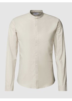 Koszula casualowa o kroju slim fit ze stójką model ‘Oxford’ ze sklepu Peek&Cloppenburg  w kategorii Koszule męskie - zdjęcie 169806890