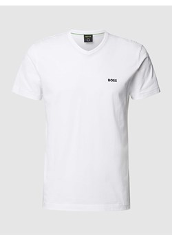 T-shirt z nadrukiem z logo model 'Tee' ze sklepu Peek&Cloppenburg  w kategorii T-shirty męskie - zdjęcie 169807104