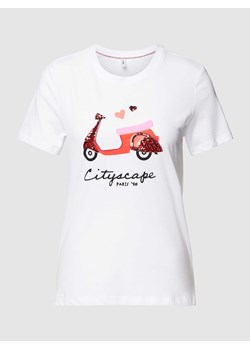 T-shirt z nadrukiem z motywem model ‘KITA LIFE’ ze sklepu Peek&Cloppenburg  w kategorii Bluzki damskie - zdjęcie 169807210