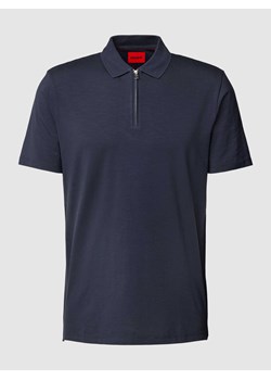 Koszulka polo z krótkim zamkiem błyskawicznym model ‘Dekok’ ze sklepu Peek&Cloppenburg  w kategorii T-shirty męskie - zdjęcie 169807290