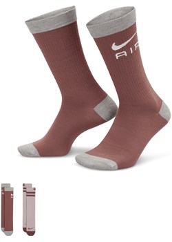 Klasyczne skarpety Nike Everyday Essentials (dwie pary) - Wielokolorowe ze sklepu Nike poland w kategorii Skarpetki damskie - zdjęcie 169808203