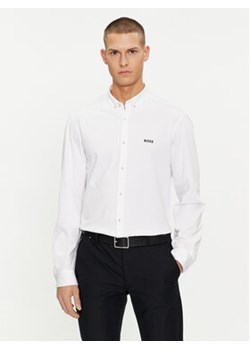 Boss Koszula 50512006 Biały Regular Fit ze sklepu MODIVO w kategorii Koszule męskie - zdjęcie 169812341