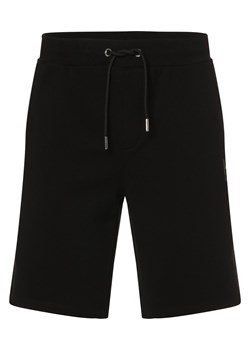 KARL LAGERFELD Męskie szorty dresowe Mężczyźni czarny jednolity ze sklepu vangraaf w kategorii Spodenki męskie - zdjęcie 169812700