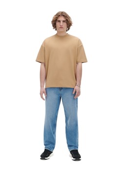 Cropp - Gładka koszulka - brązowy ze sklepu Cropp w kategorii T-shirty męskie - zdjęcie 169813270