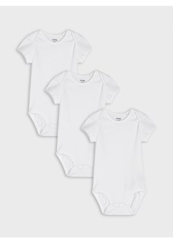 Sinsay - Body 3 pack - biały ze sklepu Sinsay w kategorii Body niemowlęce - zdjęcie 169813833