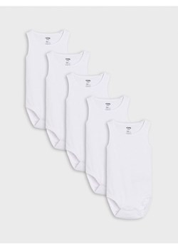 Sinsay - Body 5 pack - biały ze sklepu Sinsay w kategorii Body niemowlęce - zdjęcie 169813834