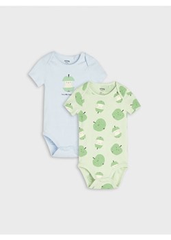 Sinsay - Body 2 pack - zielony ze sklepu Sinsay w kategorii Body niemowlęce - zdjęcie 169813903