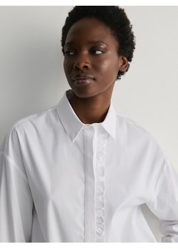 Reserved - Koszula z falbanką - biały ze sklepu Reserved w kategorii Koszule damskie - zdjęcie 169814012