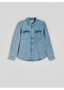 Reserved - Koszula jeansowa - niebieski ze sklepu Reserved w kategorii Koszule damskie - zdjęcie 169814863