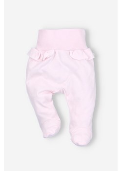 Półśpiochy niemowlęce z bawełny organicznej dla dziewczynki ze sklepu 5.10.15 w kategorii Spodnie i półśpiochy - zdjęcie 169816123