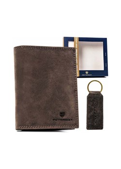 Zestaw prezentowy: skórzany portfel męski i brelok - Peterson ze sklepu 5.10.15 w kategorii Portfele męskie - zdjęcie 169816184