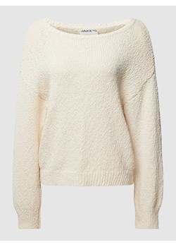 Sweter z dzianiny z obniżonymi ramionami ze sklepu Peek&Cloppenburg  w kategorii Swetry damskie - zdjęcie 169818802