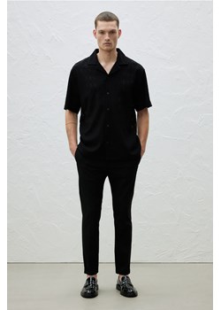 H & M - Spodnie garniturowe do kostki Slim Fit - Czarny ze sklepu H&M w kategorii Spodnie męskie - zdjęcie 169819122