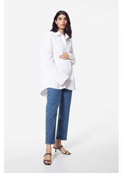 H & M - MAMA Straight Ankle Jeans - Niebieski ze sklepu H&M w kategorii Spodnie ciążowe - zdjęcie 169819303