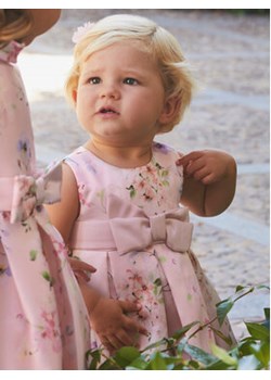 Abel & Lula Sukienka elegancka 5009 Różowy Regular Fit ze sklepu MODIVO w kategorii Sukienki niemowlęce - zdjęcie 169819571