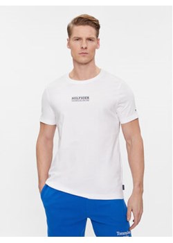 Tommy Hilfiger T-Shirt MW0MW34387 Biały Regular Fit ze sklepu MODIVO w kategorii T-shirty męskie - zdjęcie 169819623