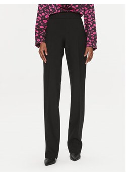 Hugo Spodnie materiałowe Haitama 50504508 Czarny Straight Fit ze sklepu MODIVO w kategorii Spodnie damskie - zdjęcie 169819823