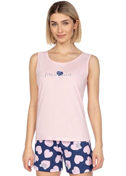 Bawełniana piżama damska różowa 664, Kolor różowy, Rozmiar S, Regina ze sklepu Intymna w kategorii Piżamy damskie - zdjęcie 169819932