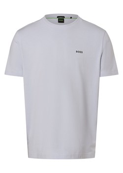 BOSS Green Koszulka męska - Tee Mężczyźni Bawełna bzowy jednolity ze sklepu vangraaf w kategorii T-shirty męskie - zdjęcie 169820383