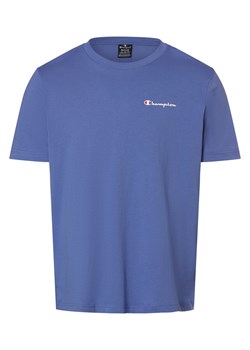 Champion Koszulka męska Mężczyźni Bawełna niebieski jednolity ze sklepu vangraaf w kategorii T-shirty męskie - zdjęcie 169820390
