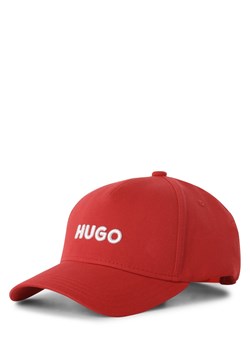 HUGO Męska czapka z daszkiem Mężczyźni Bawełna czerwony jednolity ze sklepu vangraaf w kategorii Czapki z daszkiem męskie - zdjęcie 169820393