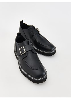 Reserved - Loafersy z ozdobną klamrą - czarny ze sklepu Reserved w kategorii Półbuty dziecięce - zdjęcie 169821302