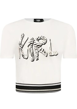 Karl Lagerfeld Kids T-shirt | Regular Fit ze sklepu Gomez Fashion Store w kategorii Bluzki dziewczęce - zdjęcie 169827661